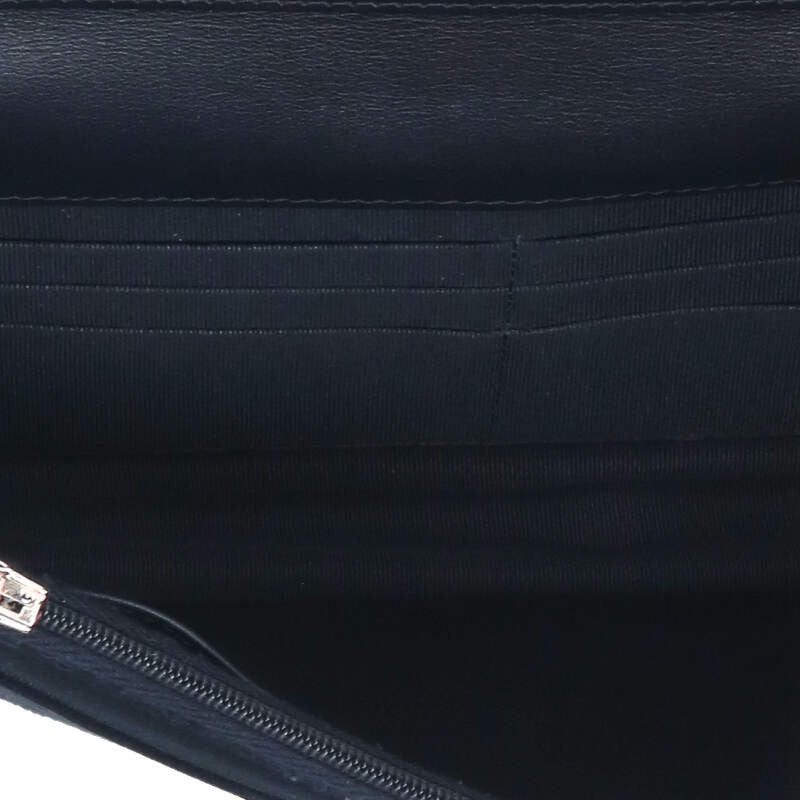 CHANEL Star Rhinestone Suede Chain Wallet Bag Size ONE SIZE