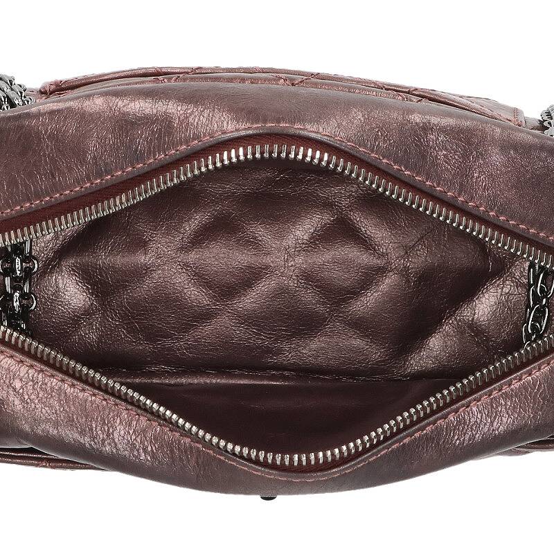 CHANEL 2.55 Matelasse Double Chain Camera Bag Size ONE SIZE