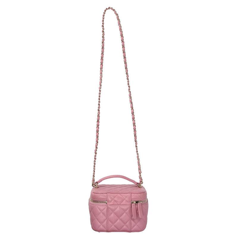 CHANEL Caviar Skin Vanity Chain Shoulder Bag Size ONE SIZE