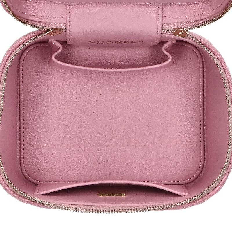 CHANEL Caviar Skin Vanity Chain Shoulder Bag Size ONE SIZE