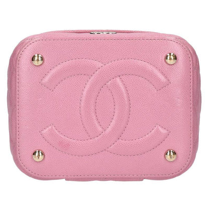 CHANEL Caviar Skin Vanity Chain Shoulder Bag Size ONE SIZE
