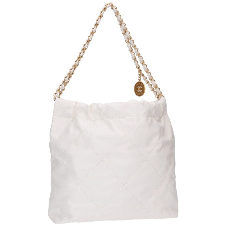 CHANEL 22 Shiny Calf Chain Shoulder Bag Size ONE SIZE