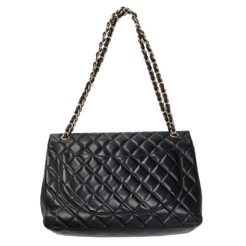 CHANEL Maxi Matelasse 34 Lambskin Single Flap Size ONE SIZE
