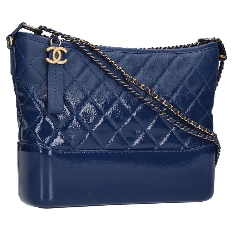 CHANEL Gabrielle de Calfskin Hobo Shoulder Bag Size ONE SIZE