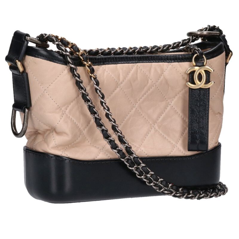CHANEL Gabrielle de Calfskin Small Hobo Bag Size ONE SIZE