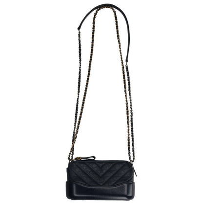 CHANEL Gabrielle de Chevron Aged Calfskin Size ONE SIZE