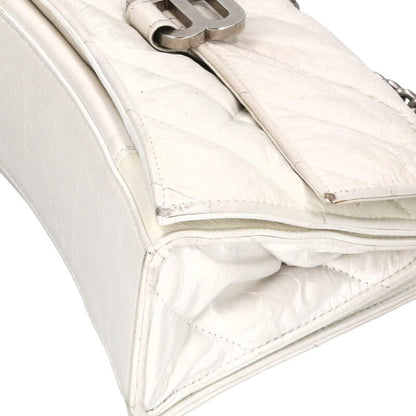 Balenciaga Crush Chain Bag Strap Shoulder White x Silver One Size