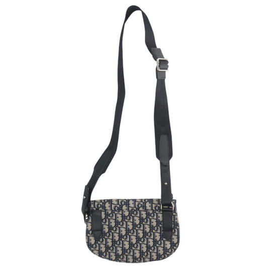 DIOR Saddle Oblique Jacquard Calfskin Shoulder Size Multi