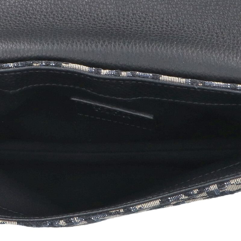 DIOR Saddle Oblique Jacquard Calfskin Shoulder Size Multi