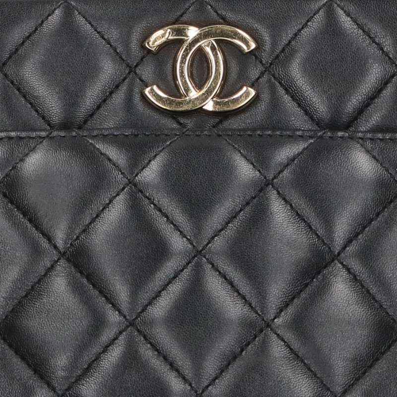 CHANEL Trendy CC Lambskin Chain Shoulder Bag Size ONE Multi