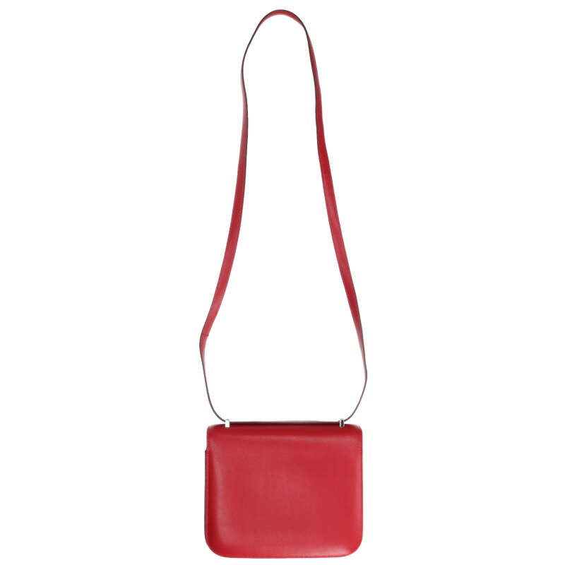 HERMES Constance 3 Mini Veau Tadelakt Rouge Size ONE SIZE