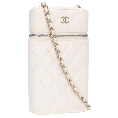 CHANEL Matelasse Caviar Skin Vanity Phone Case Size ONE SIZE