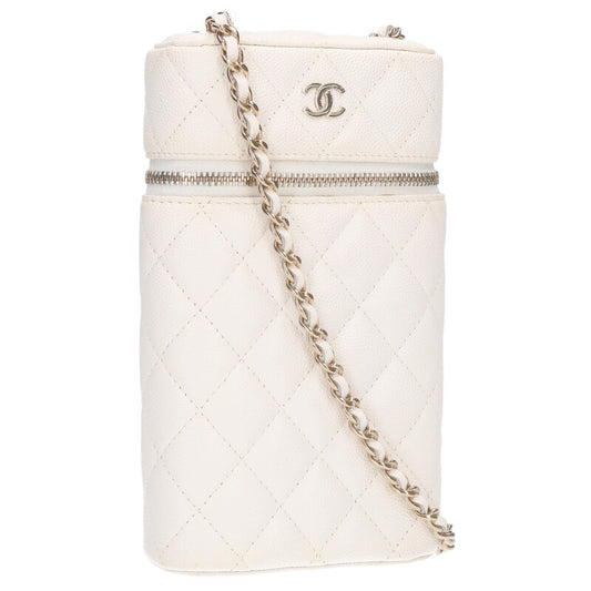 CHANEL Matelasse Caviar Skin Vanity Phone Case Size ONE SIZE