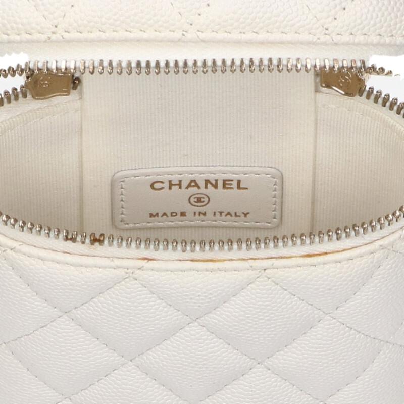 CHANEL Matelasse Caviar Skin Vanity Phone Case Size ONE SIZE
