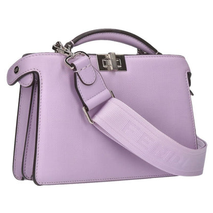 FENDI Peekaboo ISeeU X-Cross 2-Way Leather Bag Size ONE SIZE