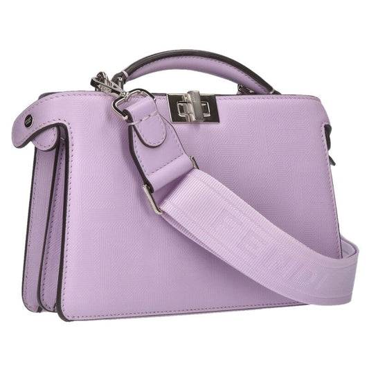 FENDI Peekaboo ISeeU X-Cross 2-Way Leather Bag Size ONE SIZE