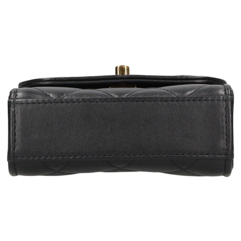 CHANEL Mini Matelasse Beaded Handle Bag Size ONE SIZE