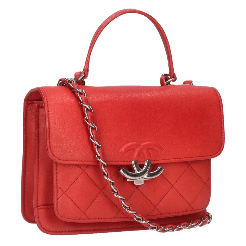 CHANEL Half Coco Chain Wallet Shoulder Bag Size ONE SIZE