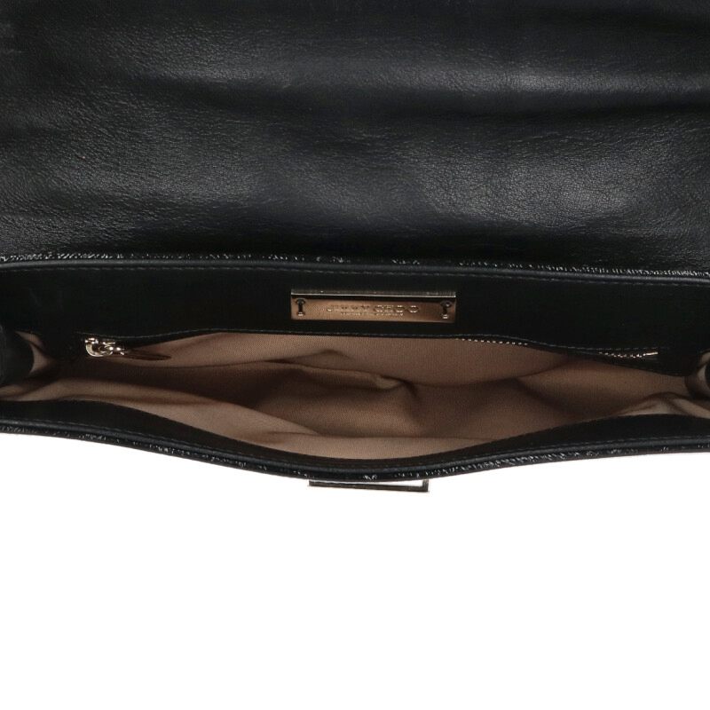 JIMMYCHOO Zebra Chain Shoulder Bag Black/White Size ONE SIZE