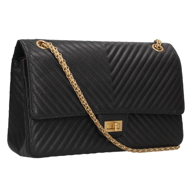 CHANEL 2.55 Chevron Lambskin Double Flap Bag Size ONE SIZE