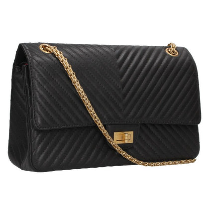 CHANEL 2.55 Chevron Lambskin Double Flap Bag Size ONE SIZE