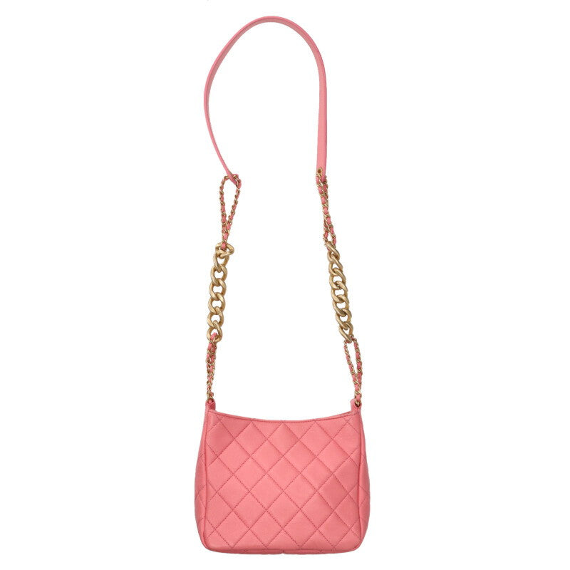 CHANEL Coco Mark Quilted Chain Shoulder Bag Size ONE SIZE