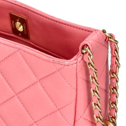 CHANEL Coco Mark Quilted Chain Shoulder Bag Size ONE SIZE