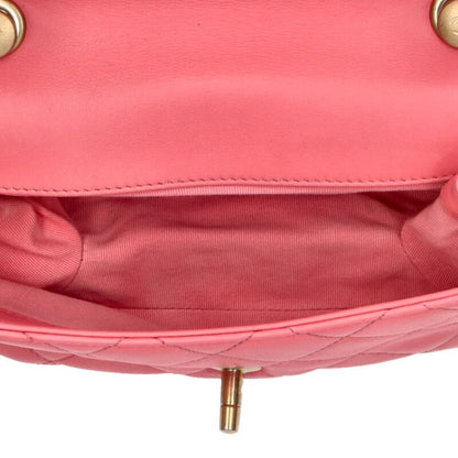 CHANEL Matelasse Coco Mark Quilted Chain Bag Size ONE SIZE