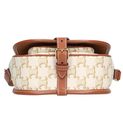 CELINE Falco Calfskin Triomphe Pattern Bag Size ONE SIZE