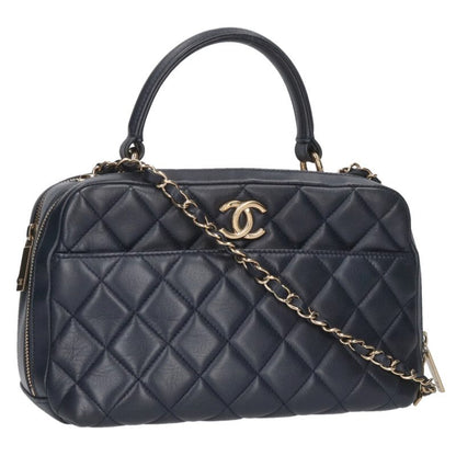 CHANEL Trendy CC Lambskin Chain Bowling Bag Size ONE SIZE