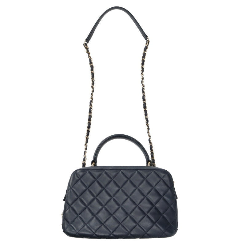 CHANEL Trendy CC Lambskin Chain Bowling Bag Size ONE SIZE