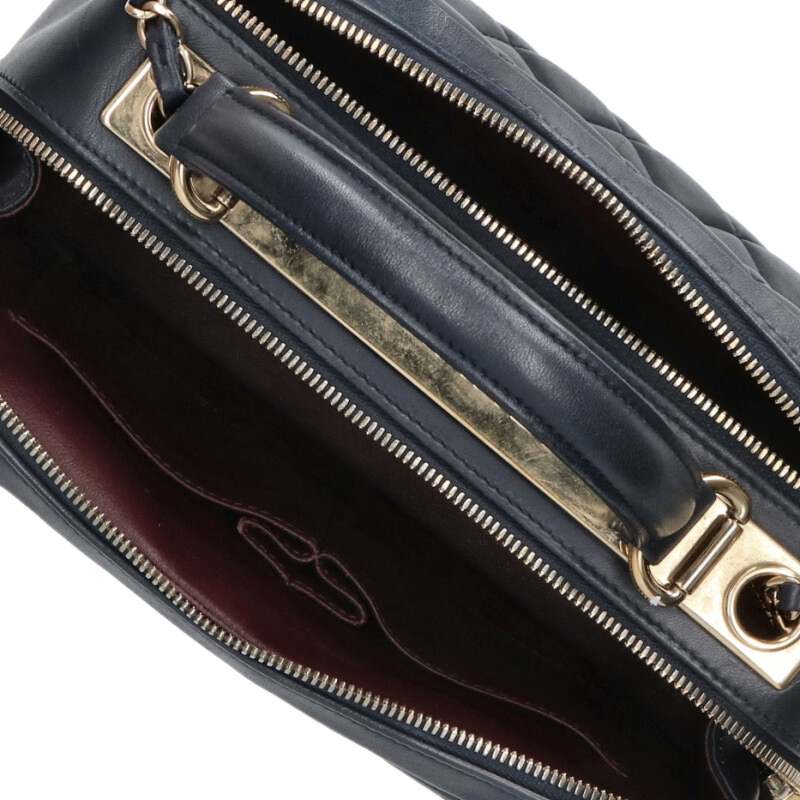 CHANEL Trendy CC Lambskin Chain Bowling Bag Size ONE SIZE
