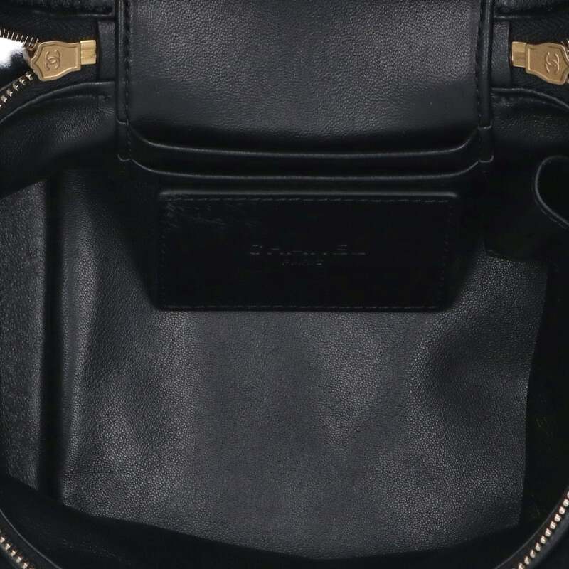 CHANEL Coco Mark Shearling 2-Way Shoulder Bag Size ONE SIZE