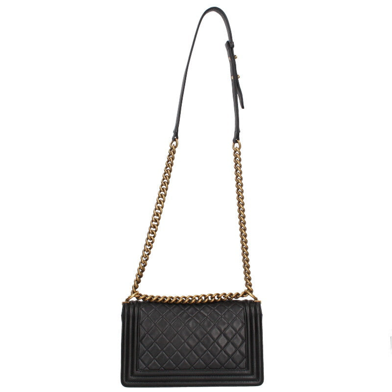 CHANEL Boy Chanel 25 Lambskin Shoulder Bag Size ONE SIZE