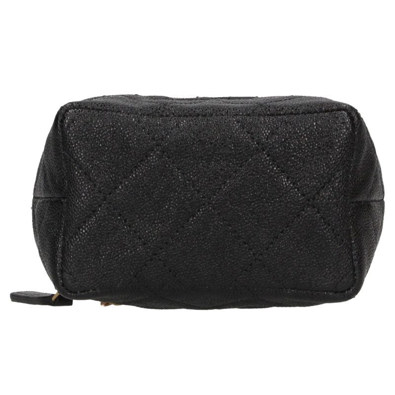 CHANEL Mini Vanity Caviar Skin Shoulder Bag Size ONE SIZE