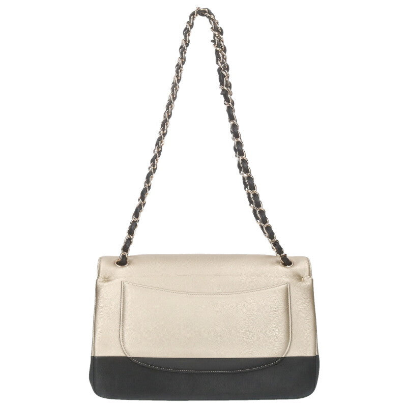 CHANEL Classic Bicolor Double Flap Shoulder Size ONE SIZE