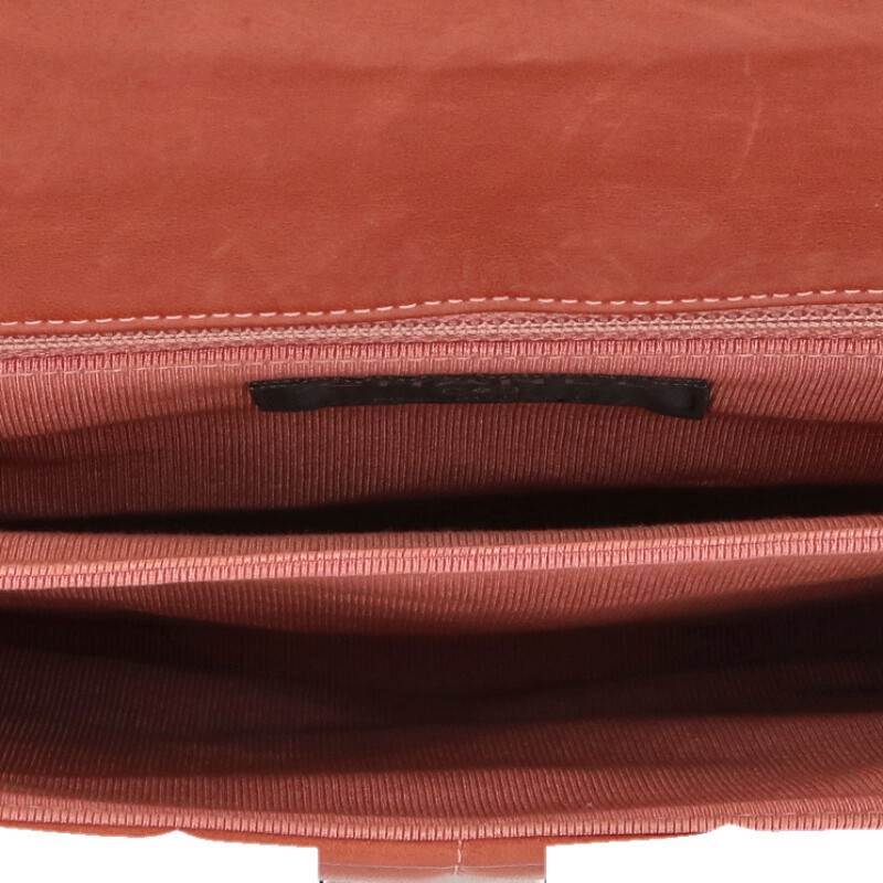 CHANEL Chocolate Bar Lambskin Shoulder Bag Size ONE SIZE