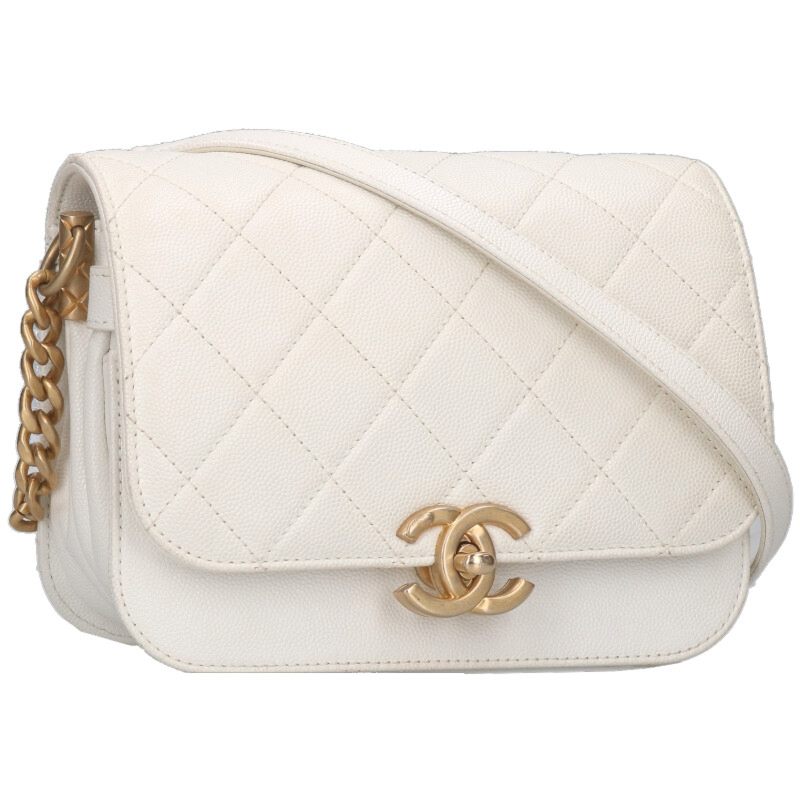 CHANEL Matelasse Coco Mark Quilted Shoulder Size ONE SIZE