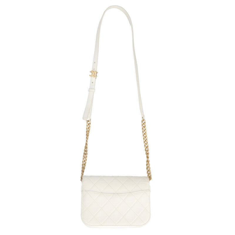 CHANEL Matelasse Coco Mark Quilted Shoulder Size ONE SIZE