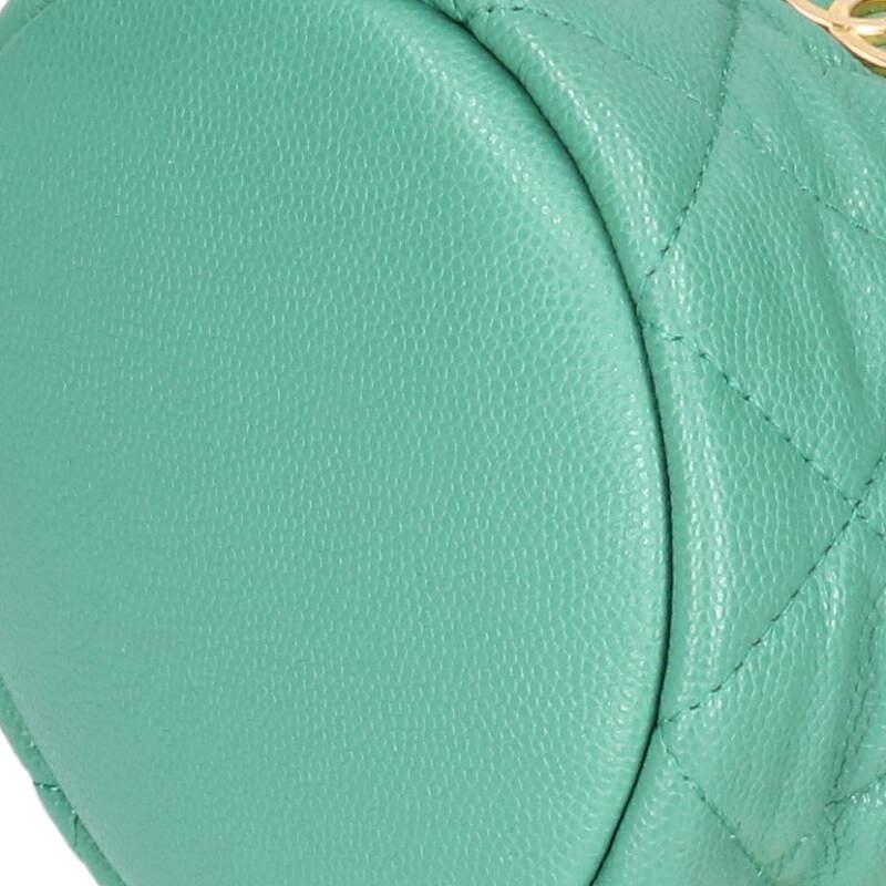 CHANEL Coco Mark Caviar Skin Drawstring Size ONE SIZE