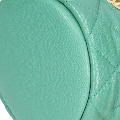 CHANEL Coco Mark Caviar Skin Drawstring Size ONE SIZE