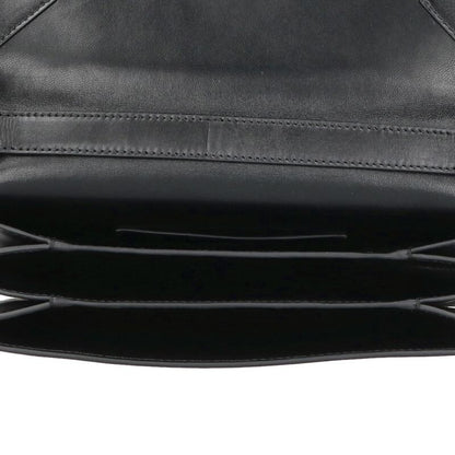 JILSANDER CARNET MD Leather Shoulder Bag Black Size ONE SIZE