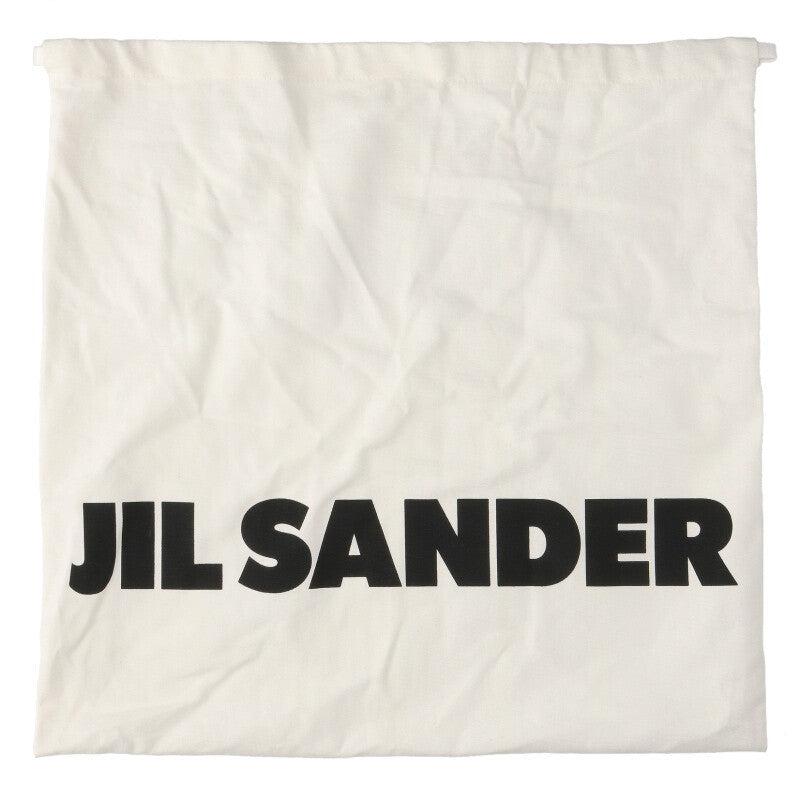 JILSANDER CARNET MD Leather Shoulder Bag Black Size ONE SIZE