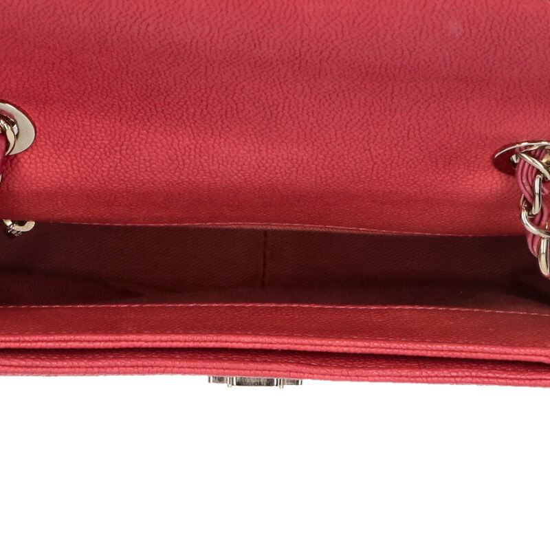 CHANEL Half Coco Mark Caviar Skin Shoulder Bag Size ONE SIZE