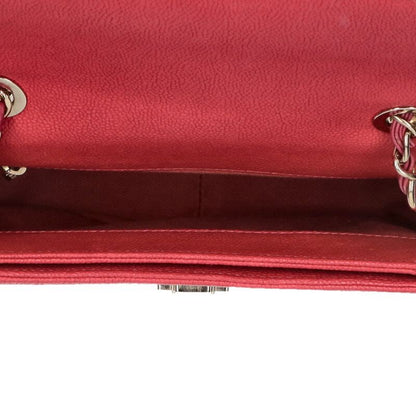 CHANEL Half Coco Mark Caviar Skin Shoulder Bag Size ONE SIZE