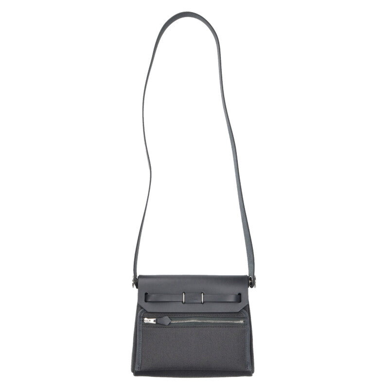 HERMES Herbag Zip 20 Mini K Stamp Ardoise Size ONE SIZE