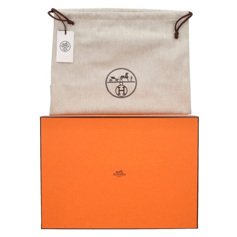 HERMES Herbag Zip 20 Mini K Stamp Ardoise Size ONE SIZE
