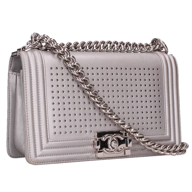 CHANEL Boy Chanel 25 LED Metallic Calfskin Size ONE SIZE