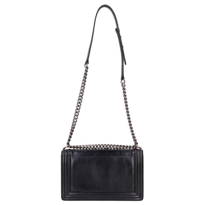 CHANEL Boy Chanel 28 Logo Calfskin Chain Size ONE SIZE