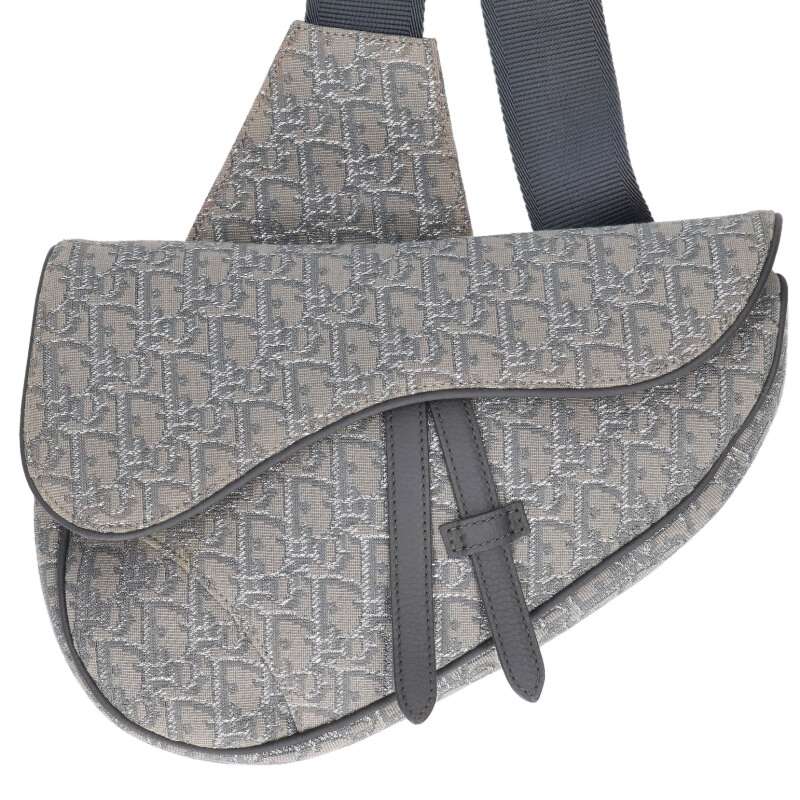 DIOR Saddle Oblique Jacquard Glitter Stitch Size ONE SIZE